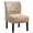 Multicolor 262, variant on Purple Floral Armless Accent Chair with Wood Frame, Modern Slipper Chair for Living Room, 29.13L x 21.63W x 32.75H