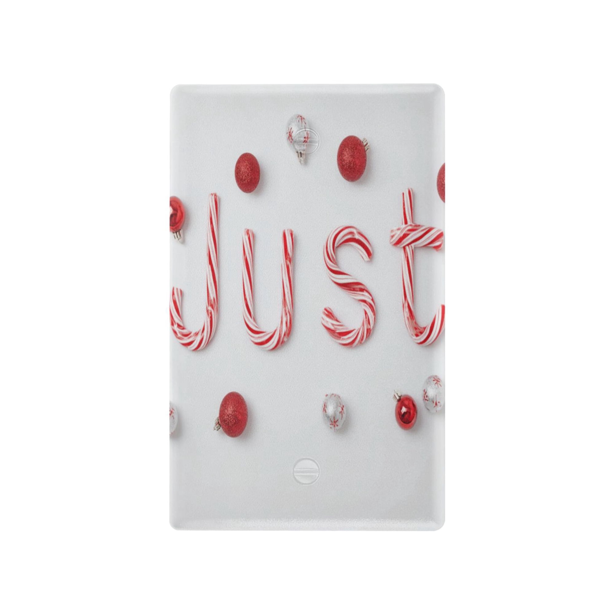 IAUYY Retardant PC Material Toggle Switch Switch Plate Covers Easy DIY Installation with Screws Light Switch Cover Plate Sugar and Christmas