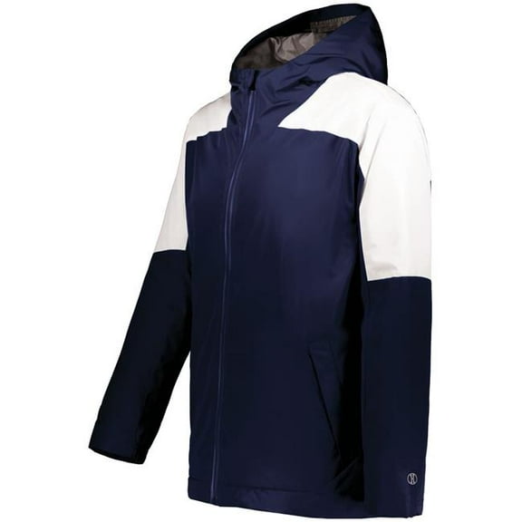 Holloway 223561.301.XL Cold Secure Jacket, Navy & White - Extra Large