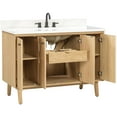 thumbnail image 6 of Avanity ADELE-VS49-BK Adele 48" Free Standing Single Basin Vanity Set - Black, 6 of 7