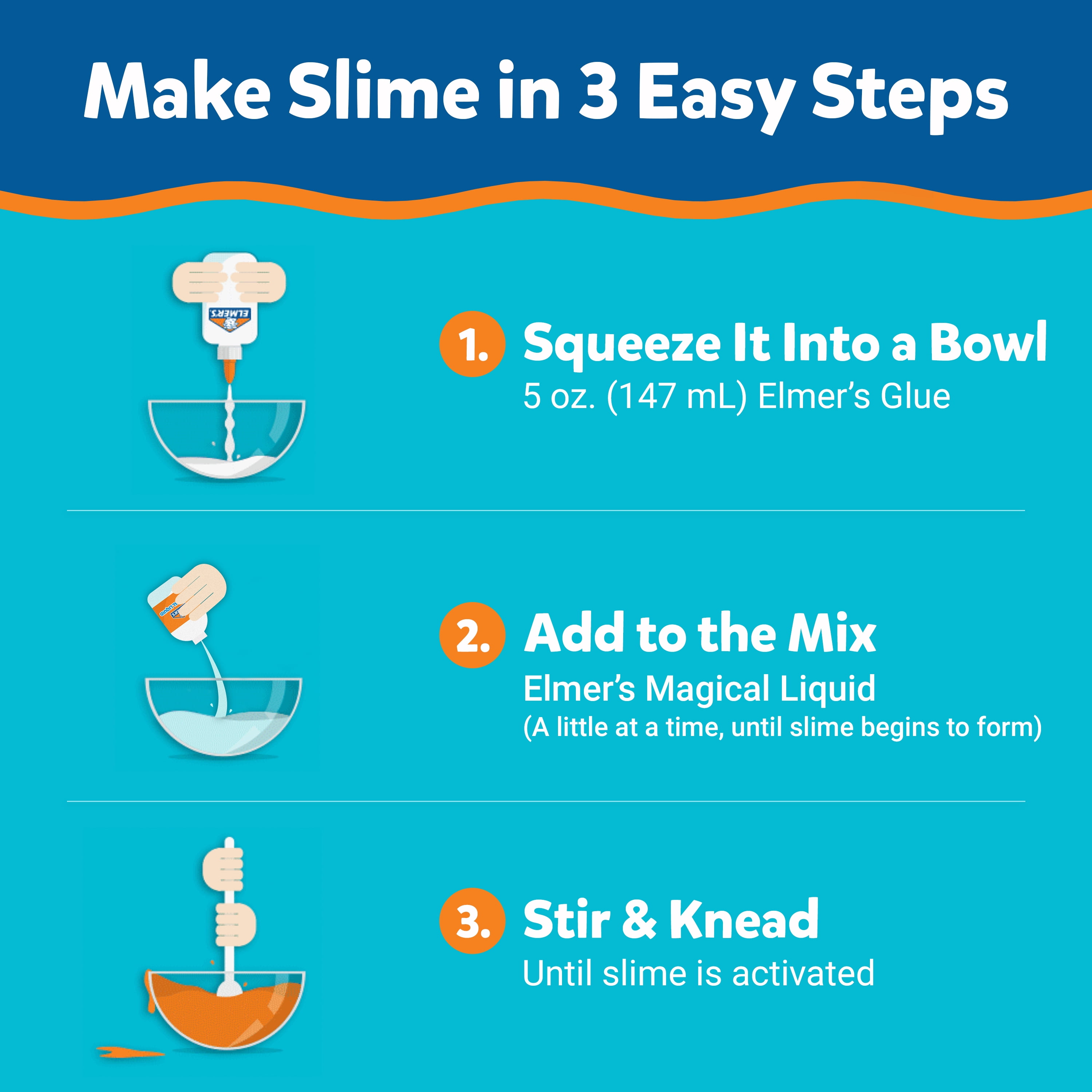 Make Your Own Slime Bundle: Purex Sta-Flo Liquid Starch (32 Ounce) and  Elmer's Liquid School Glue (1 Gallon, Washable)