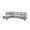 Grey-L, variant on Hommoo Flannel Sectional Couch Sofa Set, Modern L Shaped Couch Living Room Furniture Sets, Grey(No Ottoman)