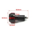 thumbnail image 3 of Motorcycle Universal Aluminum Alloy Handle Bar Hand Grip End Plug Cap 2 Pcs, 3 of 3