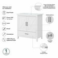 thumbnail image 4 of Bush Key West Engineered Wood Bathroom Vanity Set with Space Saver in White Ash, 4 of 7