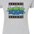 thumbnail image 3 of Toy Story 4 - Type Block Aliens - Juniors Fitted Graphic T-Shirt, 3 of 5