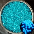thumbnail image 3 of 500Pcs Glow in The Dark Stones Garden Pebbles Rocks Indoor Outdoor Decor Luminous Stone for Walkways Driveway Yard Grass Fish Tank Halloween Decoration Large Bag Blue, 3 of 8