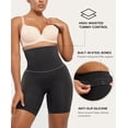 thumbnail image 4 of Wrongduck Seamless High Waisted Shapewear Shorts for Women, Tummy Control Body Shaper, Thigh Slimming Underwear with Butt Lifting Design, 4 of 8