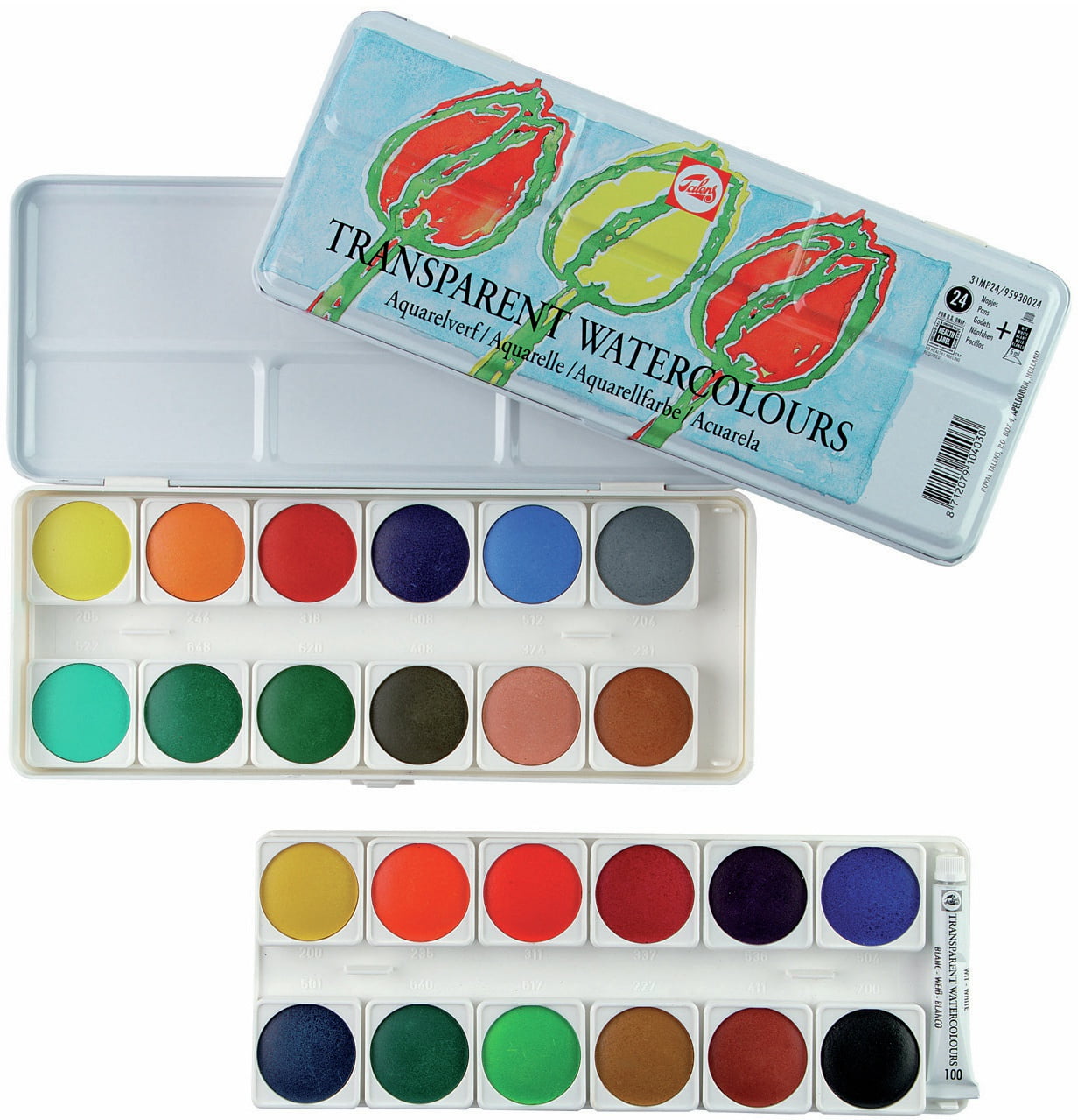 Talens Watercolour Set 24/Pkg-