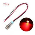 thumbnail image 4 of 2PCS Ultra Small Motorcycle Red Led Brake & Running Tail Lights Panel Pilot Lamp, 4 of 9