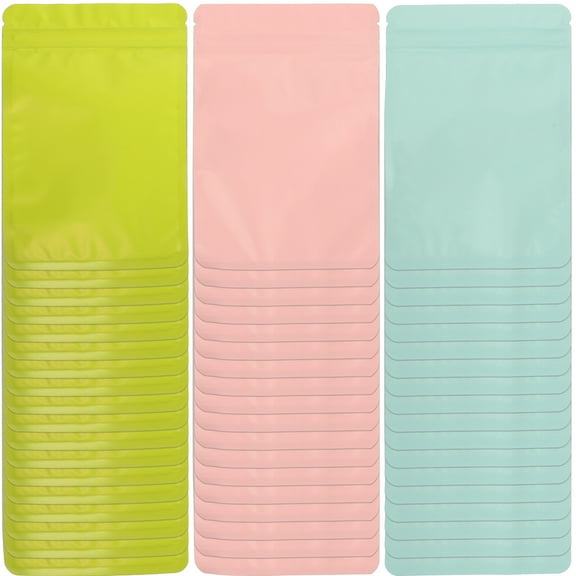 WSTEER 150pcs Plastic Food Sealant Bags Candies Snack Storage Pouches Reusable Food Bag