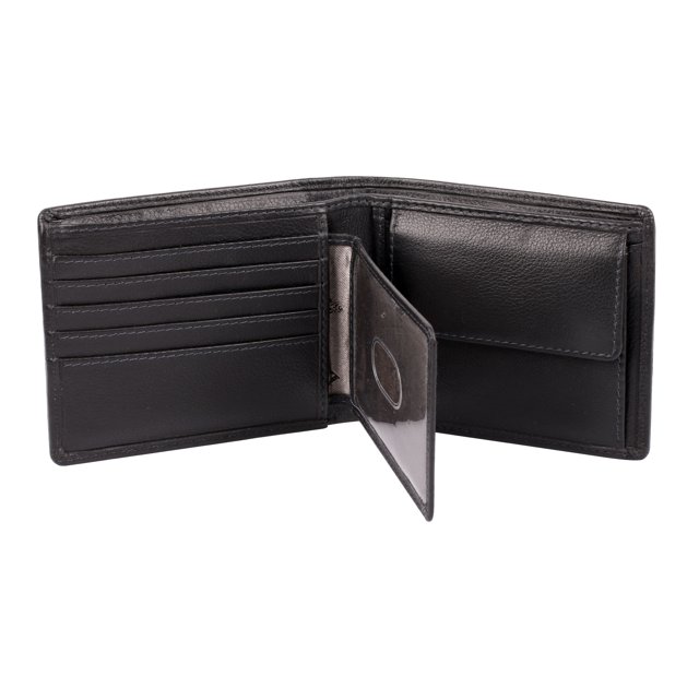 Karla Hanson RFID Blocking Martin Coin Pocket Leather Wallet