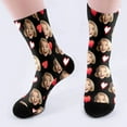 thumbnail image 2 of DIY Custom Socks With Picture Funny Print Photo Socks Customized Novelty Sock For Men Women Thin Socks for Men Quarter Socks Size 15 Socks Mens Low Cut A Boot Socks Compression Socks Size 3x, 2 of 4