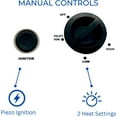 thumbnail image 2 of ProCom Heating Natural Gas Ventless Blue Flame Heater With Base Feet - 20,000 BTU, Manual Control - Model# MN200HBA-B, 2 of 6