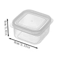 thumbnail image 2 of 200ml mini food storage container with lid for meal prep small plastic fresh keeping box for refrigerator,microwave safe lunch container for vegetables and fruit airtight sealed container, 2 of 7