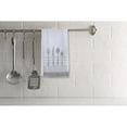 thumbnail image 2 of Maison Concepts Utensil Front Stitched Tea Towel Lght Grey (Gray) 6.69" X 13.58" X 0.15" -Set of 6, 2 of 3