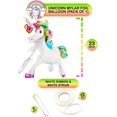 thumbnail image 5 of Globos De Unicornio Arcoíris De 100 Cm Para Otra Decoración De Jardín - Paquete De 3 - Lindos Globos De Unicornio Independientes De 55 Cm Para Decoraciones De Cumpleaños De Niñas, 5 of 5