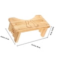thumbnail image 2 of Raindrops Bathroom Stool Toilet Stool Khaki 1Pack Multifunctional Sleek Minimalist Design, 2 of 8