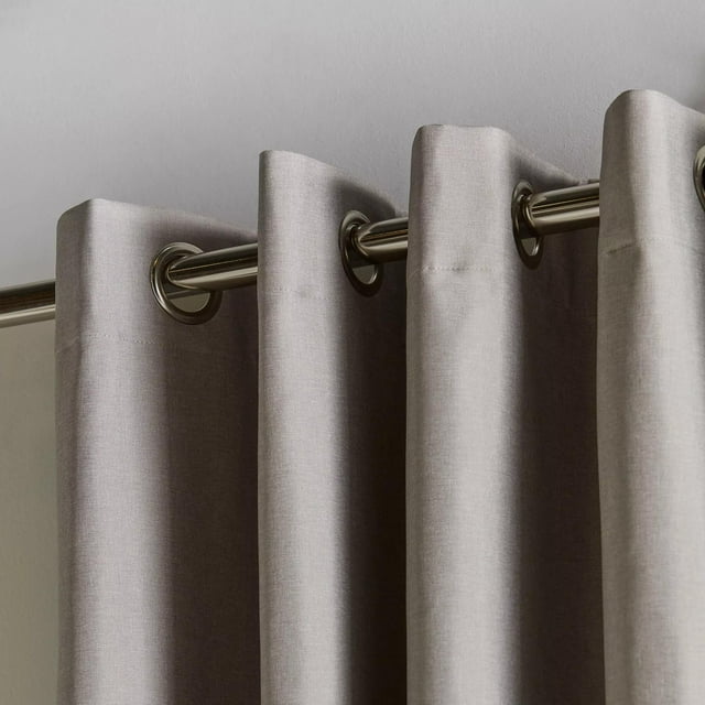 Bouclair Rideau Occultant en Chambray Beige 52x84 Po (132x213 cm)