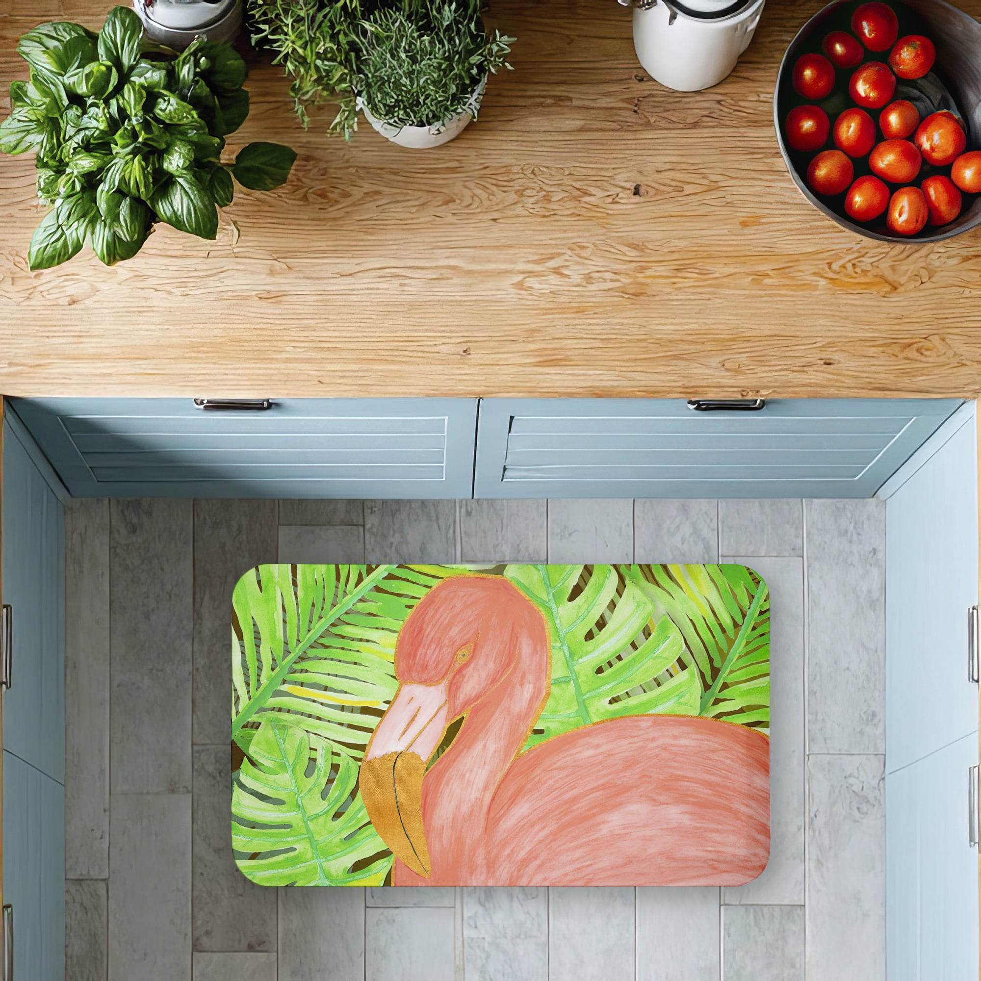 Stupell Industries Tropical Flamingo Fauna Printed Anti-Fatigue Floor Mat, design by SunDance Group LLC