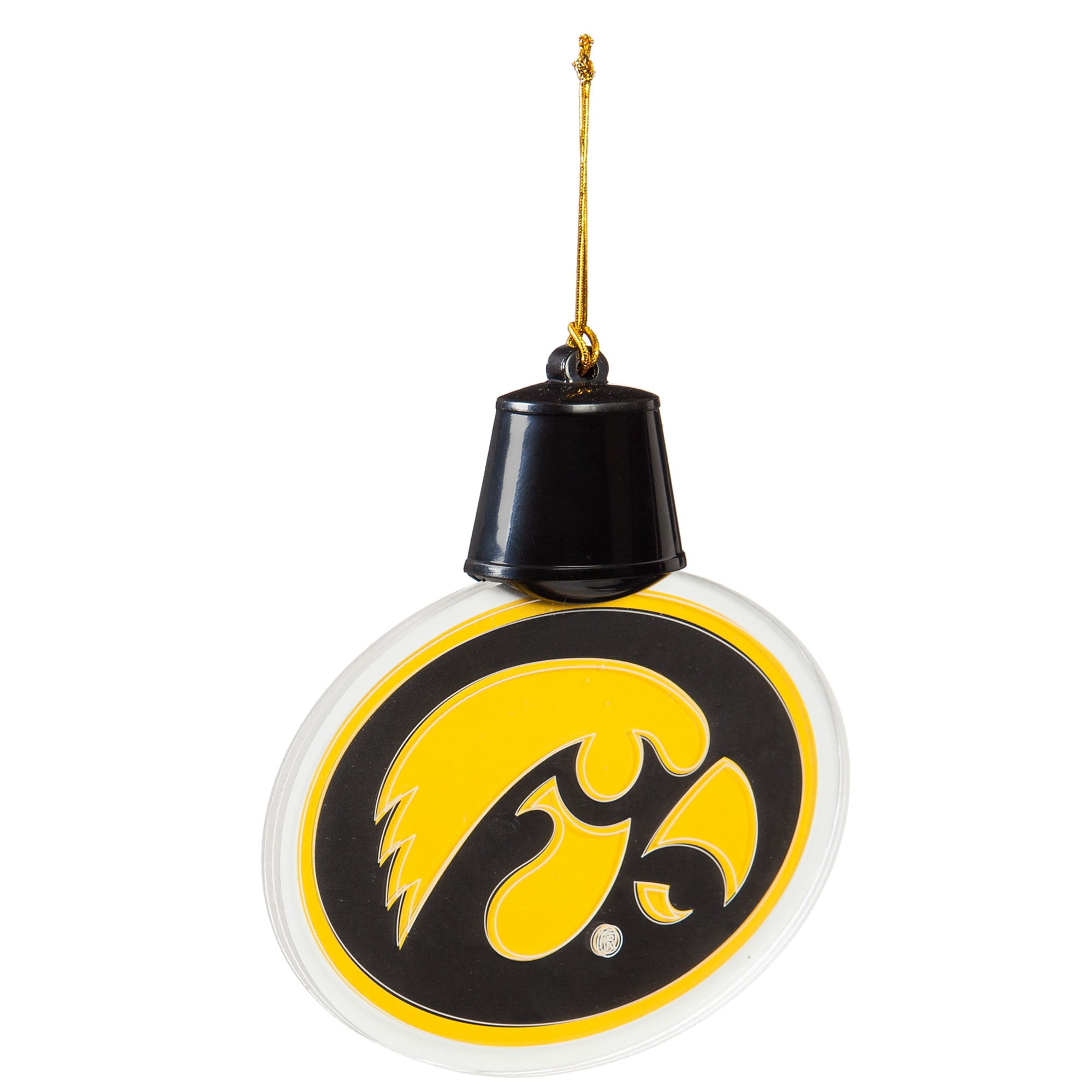 Iowa Hawkeyes Acrylic LED Ornament