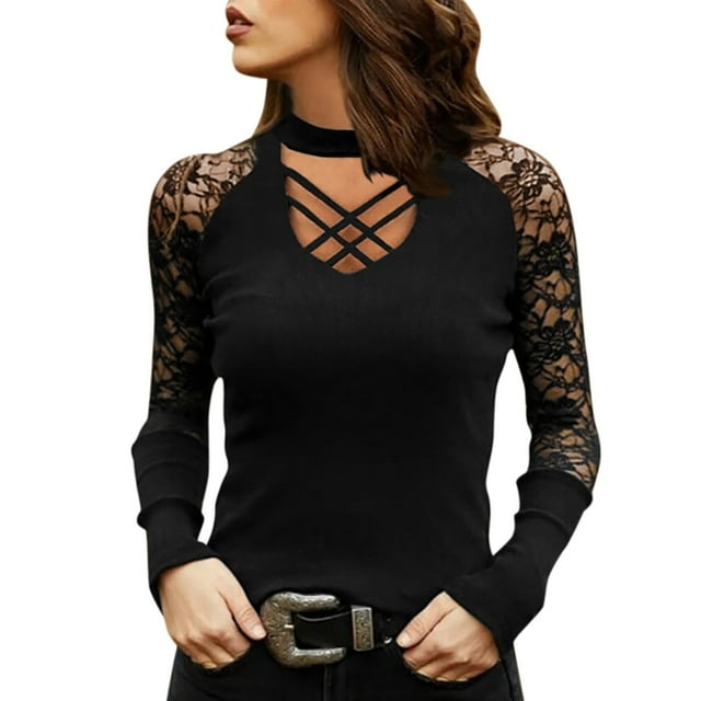 Verre Rouge de Noël pour Femmes pour Femmes à Manches Longues Imprimé Col Rond Trois Femmes Chemise à Manches Longues Manches Trois Quarts T Décontracté Compression Chemise Femme Chemise Haut