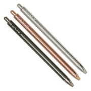 kikki.K Everyday Essentials Designer Collection - Metal Retractable Ballpoint Pen 3Pk Metallics, Features a Metal Barrel, Mix and Match Colors with our Everyday Essentials & Signature Edition Ranges