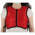 thumbnail image 4 of Equestrian  Vest, Adjustable Protective Red Shock Absorption  Kids Equestrian Vest  For Horse Riding Training For Horse Riding Protector CS,CM,CL, 4 of 8