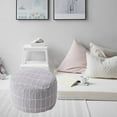 thumbnail image 4 of Puf Otomano Cubos Cojín De Suelo Asiento Para Habitación De Ni?os Dormitorio Gris SM SunniMix Funda de puf, 4 of 7