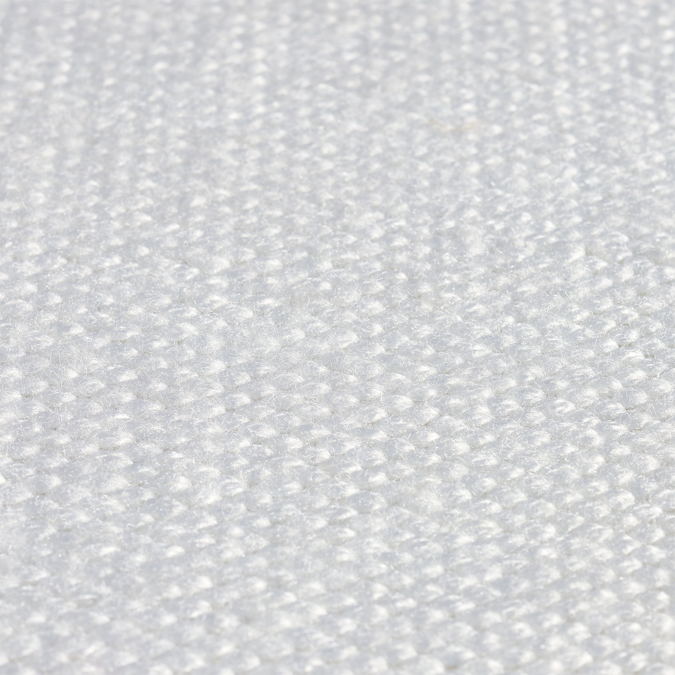 My Texas House White Scallop Indoor/Outdoor Layering Rug, 24" x 38"