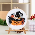 thumbnail image 2 of Halloween Present Suitable For Beginners Adults Autumn Halloween Embroidery Handmade Embroidery Beginner Kit With Printed Embroidery Patterns DIY Handmade Embroidery Kit, 2 of 5