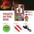 thumbnail image 2 of World Tech Toys TMNT Mutant Mayhem Raphael Big Head UFO, Ages 6 & Above, 2 of 7