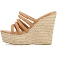 thumbnail image 2 of Journee Womens Cynthie Slip On Espadrille Wedge Sandals, 2 of 9