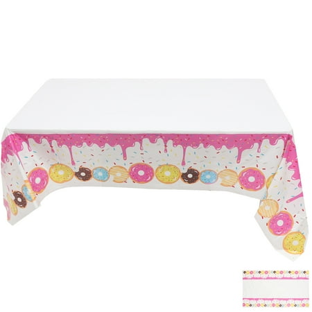

Donuts Table Cloth Donuts Themed Party Table Cover Birthday Party Table Decor