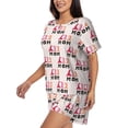 thumbnail image 2 of Lsque Mothers Day Women's Short-Sleeved Pajama Set - 2 Piece Soft and Lightweight Sleepwear Set-Small, 2 of 9