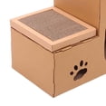 thumbnail image 5 of Almohadilla para Rascar Gatos, para Rascar Cama, Juguete Interactivo, para Moler, Plegable, Protector de Muebles para Gatitos, Cueva In Yinane Casa de almohadillas para rascar gatos, 5 of 5