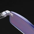 thumbnail image 5 of Unisex Frameless Glasses Men Women Reading Glasses Anti-blue Light Glasses Rimless Reading Glasses Anti-blu-ray Glasses Clear Bifocal Glasses Magnifying Anti Glare Glasses, 5 of 6