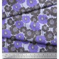 thumbnail image 2 of Soimoi Rayon Fabric Artistic Flower Decor Fabric Printed Yard 56 Inch Wide, 2 of 3