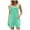 Mint Green, variant on Womens Rompers Jumpsuits Casual Summer Outfits 2024 Shorts Overalls With Pockets Loose Comfy Fashion Clothes Homecoming Pants Outfit Junior Comfy Jumpsuits Sequin Suits for Women Short Sleeve Rompers