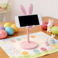 thumbnail image 5 of Yhmxh Cute Phone Stand, Bunny Desktop Phone Stand with Bunny Ears, Desk Decor for Women Desk Accessories and Cell Phone Holder for Desk Compatible with All Mobile Phones, 5 of 6