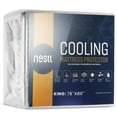 thumbnail image 5 of Nestl Cooling Mattress Protector, Waterproof, Premium Tencel Blend Fitted Mattress Cover, Extra deep Pocket with Elastic All Around - Full, 5 of 9