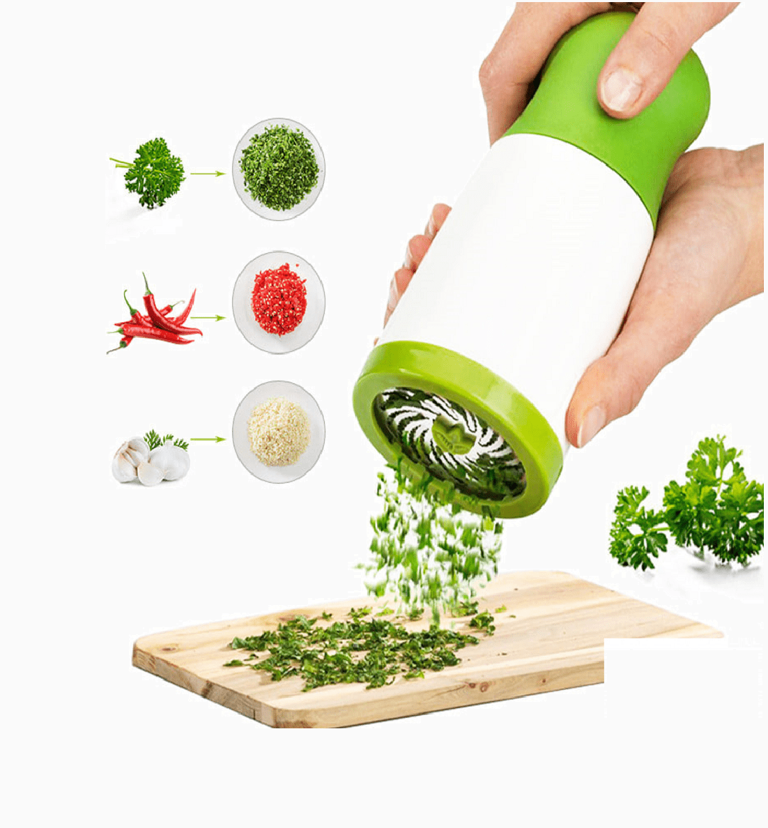 Vegetable Grinder Mill Shredder Chopper Parsley Cilantro Herb Spice