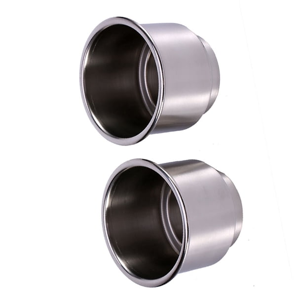 2 soportes para botellas de acero inoxidable para bebidas, para barcos, caravanas y autocaravanas
