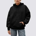 thumbnail image 6 of larppty Women's Hoodie & Jogger Set with Angel Wings Design - Soft Cotton Blend Lounge Wear（Black， S）, 6 of 9