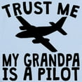 thumbnail image 2 of CafePress - Trust Me My Grandpa Is A Pilot Body Suit - Baby Light Bodysuit, Size Newborn - 24 Months, 2 of 4