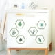 thumbnail image 4 of Billuyoard Pegatina de pared de planta verde, bonitas plantas en maceta, decoración del hogar, póster extraíble, calcomanías de marco de Decoración del hogar, 4 of 6