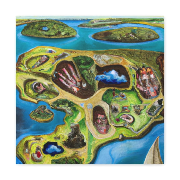 Archipelago in Surrealism - Canvas