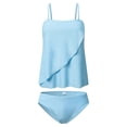 thumbnail image 5 of Women's Tankini Bathing Suits Tankini Swimsuits Two Piece Graphic Swim Tank Top with Boyshorts Ladies Swimwear, 5 of 7