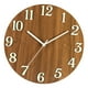 thumbnail image 5 of Reloj de pared luminoso de 12'' con luz en la oscuridad, redondo, creativo, de madera, no, 5 of 9