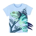 thumbnail image 2 of Tiijoy Glow In The Dark Print Graphic Tee for Boys Cotton Short Sleeve T Shirt, Sizes 2-8, 2 of 4