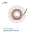 thumbnail image 3 of Solder Wick Braid No Clean Desoldering Wick Braid 0.08 Inch x 9.84 Feet for Electrical Components 2 Pack, 3 of 4